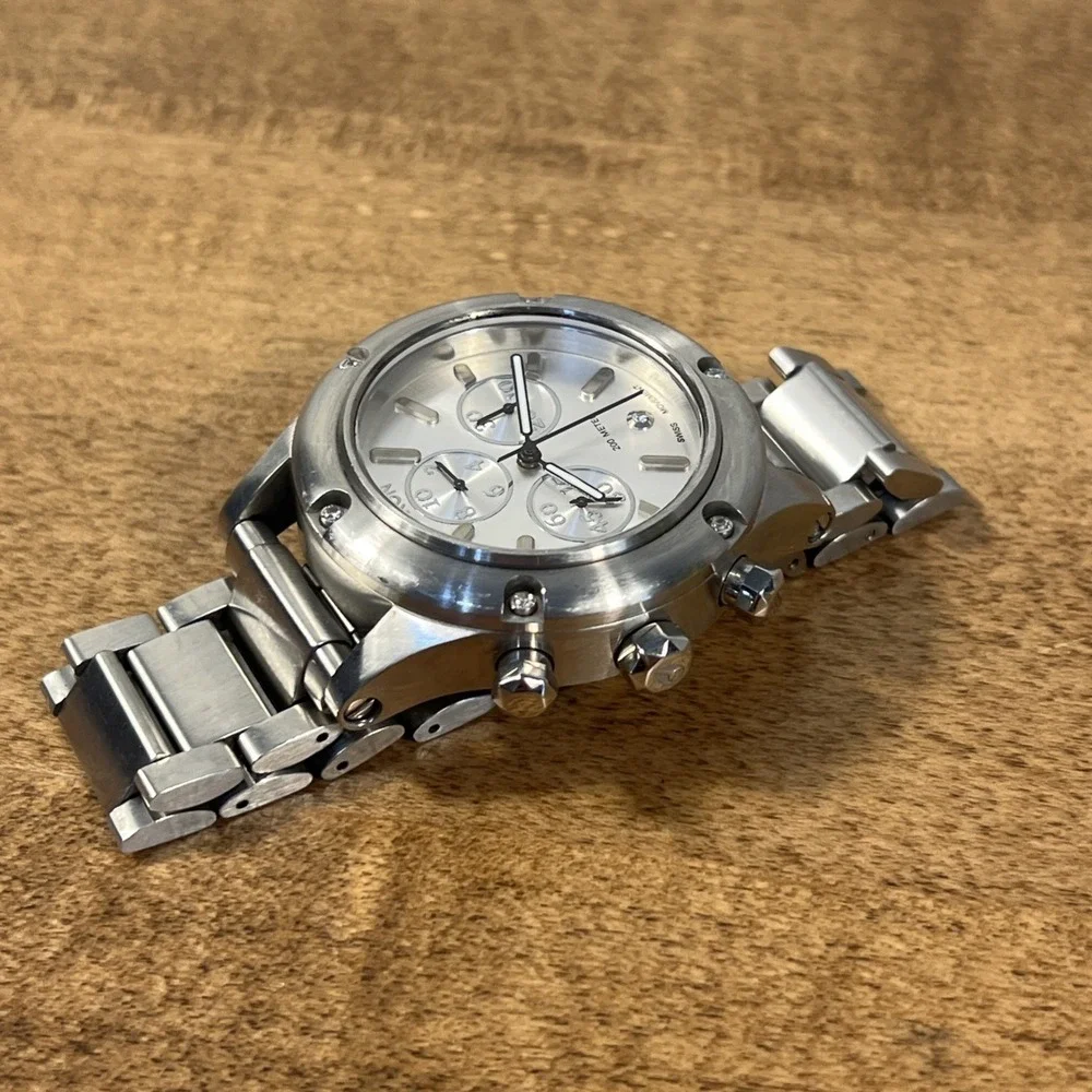 NIXON Bling The Camden Chrono 12A-S Swiss‎ Movement Watch - Needs Battery